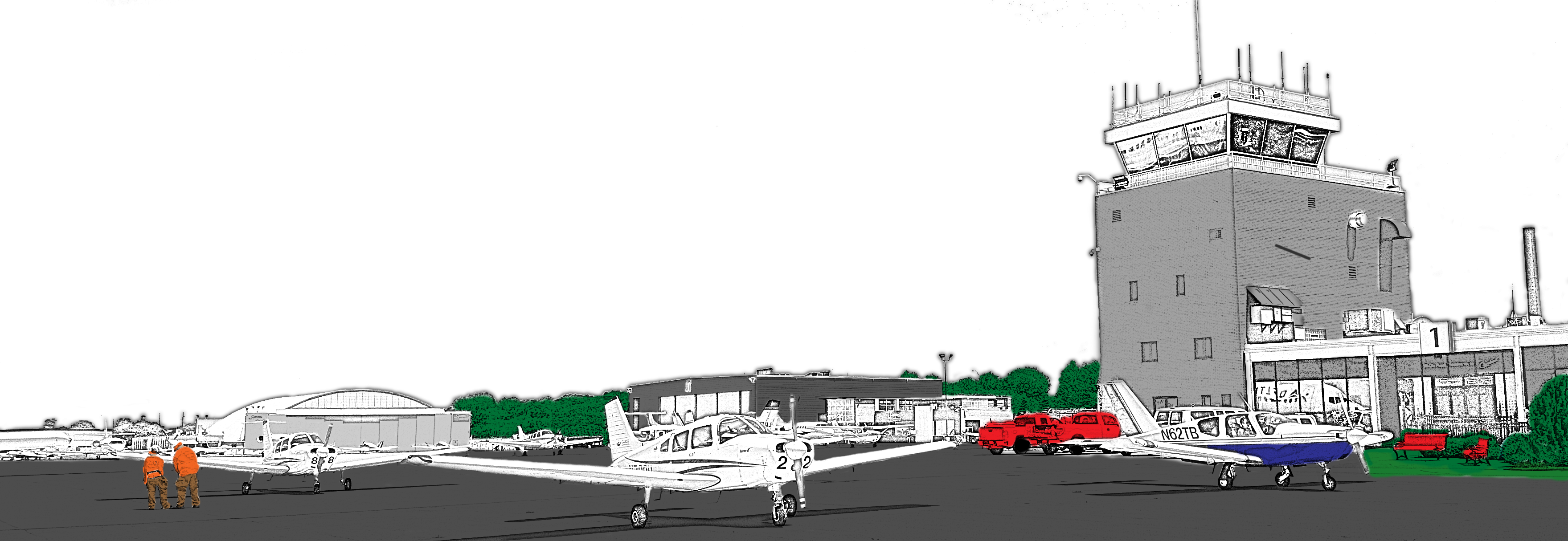 hangar cartoon